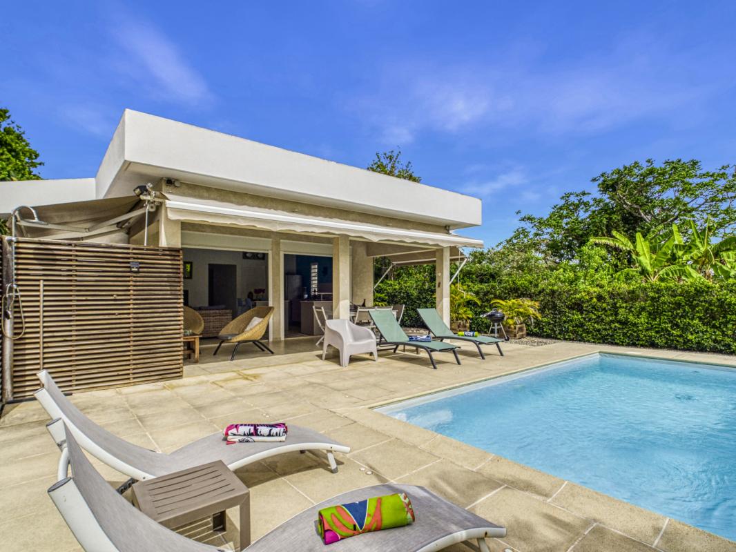 4.Location villa piscine proche plage Saint François Guadeloupe